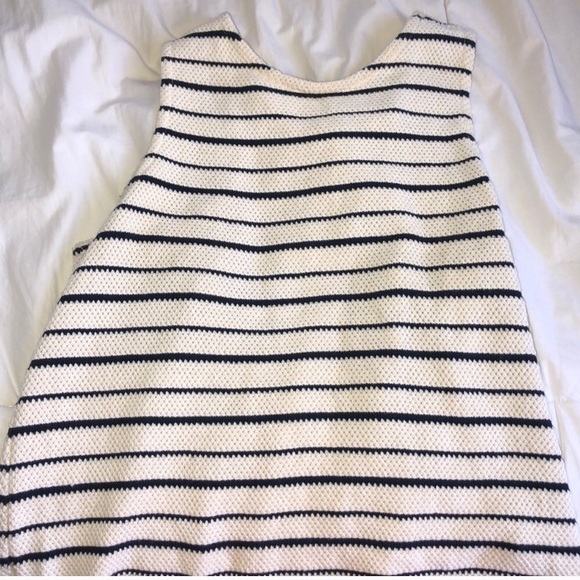 Madewell Striped Bow Back Tank - Picture 3 of 5
